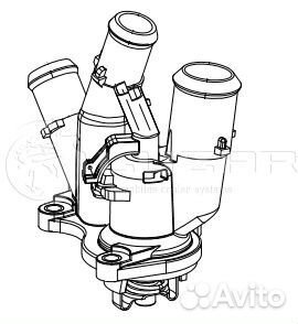 Термостат для а/м Ford Focus II (05) 1.6i (3 патру