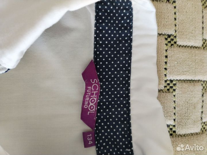 Рубашка школьная для девочки 134