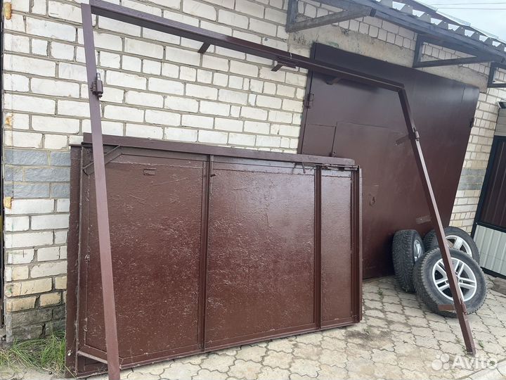 Ворота гаражные бу