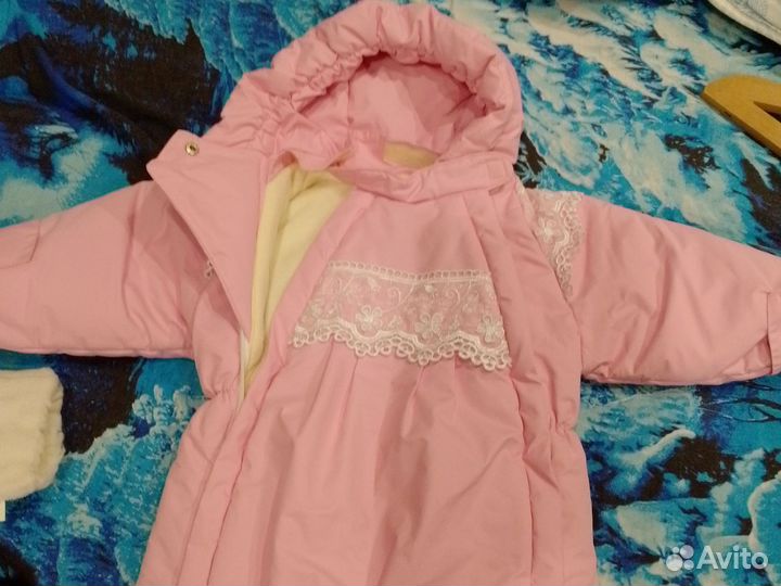 Зимний конверт в коляску на овчине 74