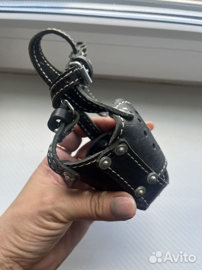 Намордник из кожи, для маленькой собаки