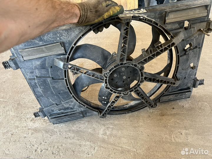 Вентилятор охлаждения радиатора octavia A7