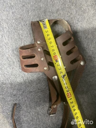 Намордник для большой собаки кожаный