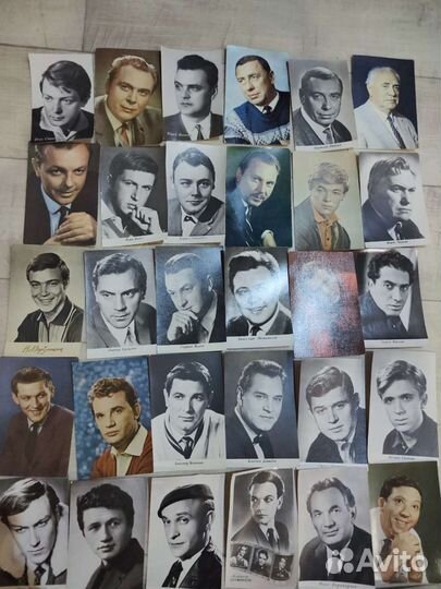 Карточки, фотонаборы артистов советского кино