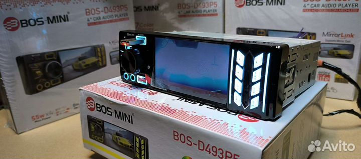 Авто магнитола 1din с видео D493P5 Bluetooth новые