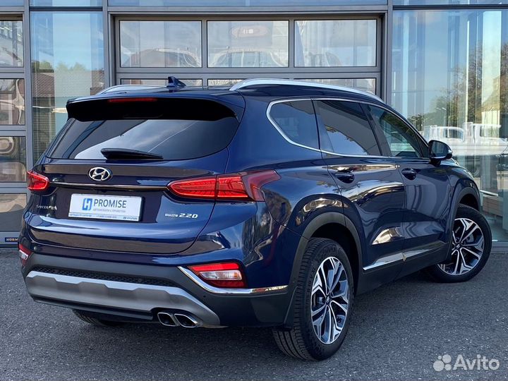 Hyundai Santa Fe 2.2 AT, 2020, 53 351 км
