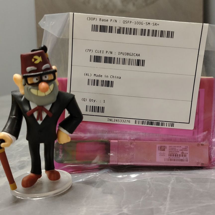 [QSFP-100G-SM-SR] Трансивер Новый Qsfp-100g-Sm-Sr