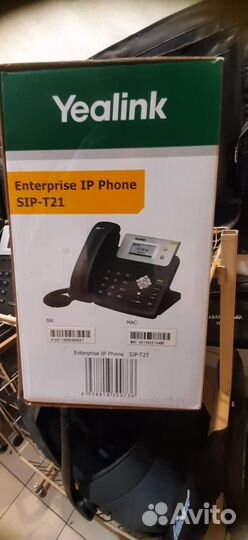 Телефон VoIP Yealink SIP-T21 E2 IP стационарный