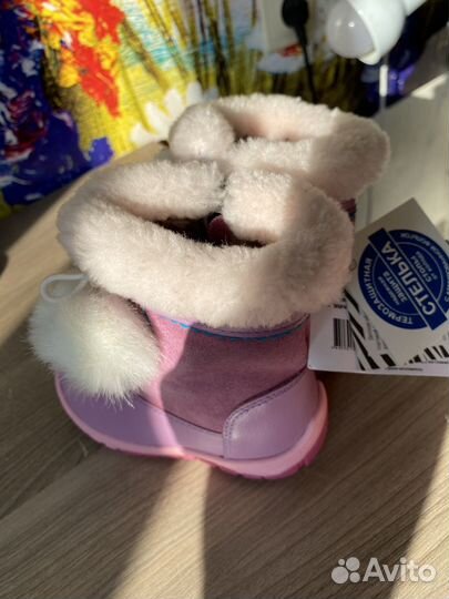 Сапоги зимние для девочки 21