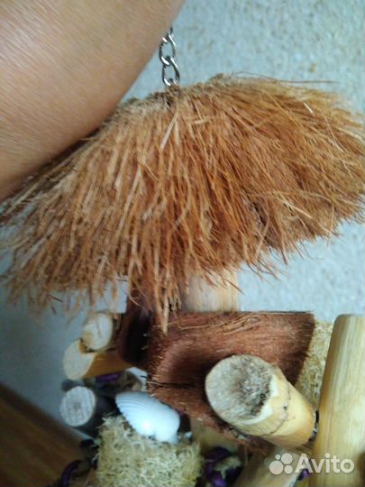 Игрушка погрызушка для попугая