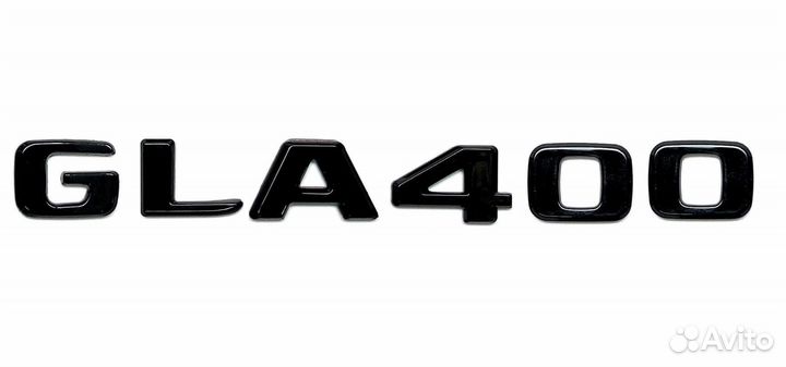 Комплект: шильдик Mercedes GLA400 + AMG черн