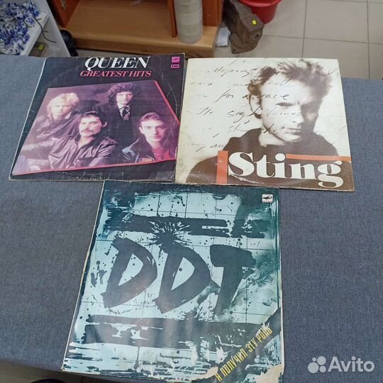 Виниловые пластинки кино, ddtи другие (сзр )