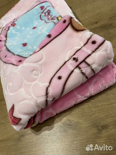 Плед покрывало одеяло в детскую кроватку