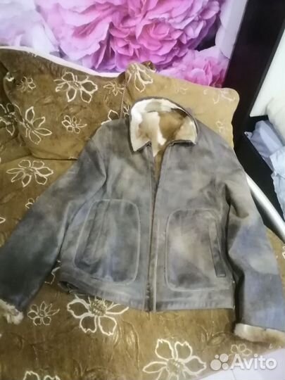 Дубленка натуральная мужская пилот