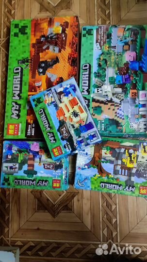 Наборы My World Minecraft аналог Лего 6+