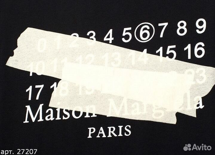 Футболка Maison Margiela Черная