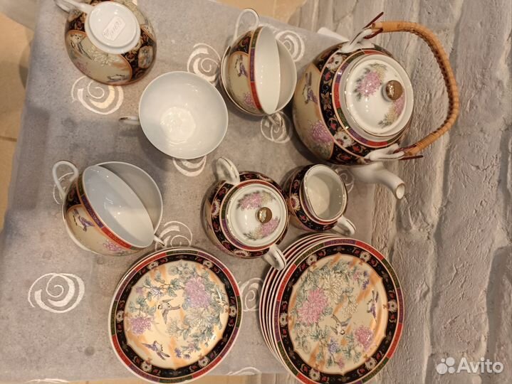 Японский чайный костяной фарфор