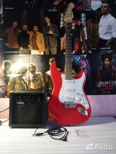 Электро гитара с комбиком