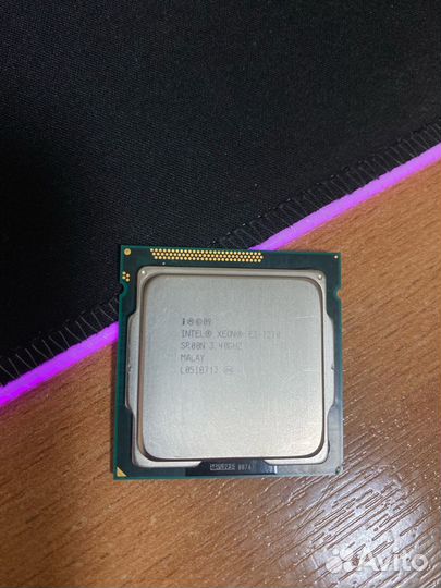 Процессор Intel Xeon E3-1270 3.4-3.8 ггц 4 ядра