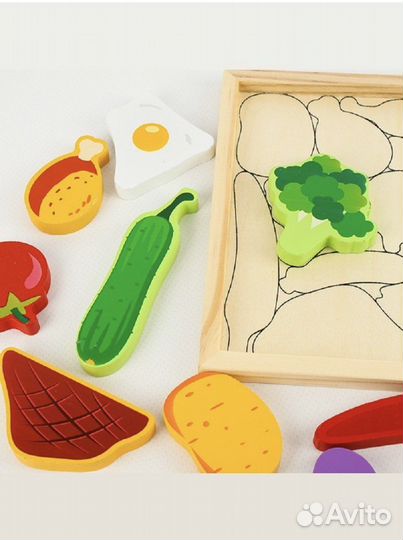 Пазл деревянный для малышей новый