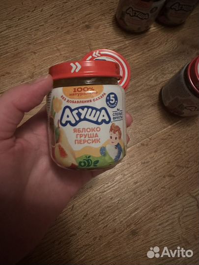 Фруктовое пюре агуша 12 шт