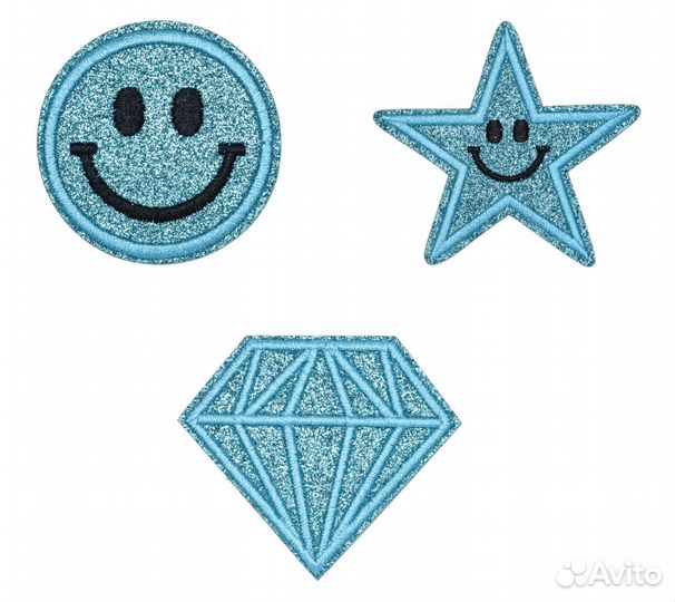 Нашивки на одежду блёстки термонашивки