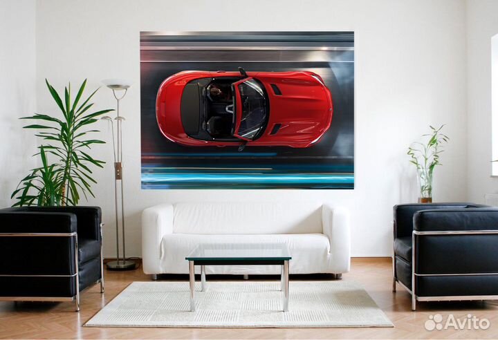 Современные картины на холсте porsche