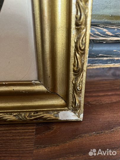 Рама/багет с лепниной для картины. Винтаж