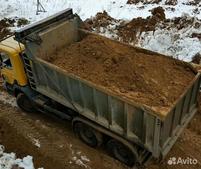 Планировочный грунт с доставкой, супесь, суглинок