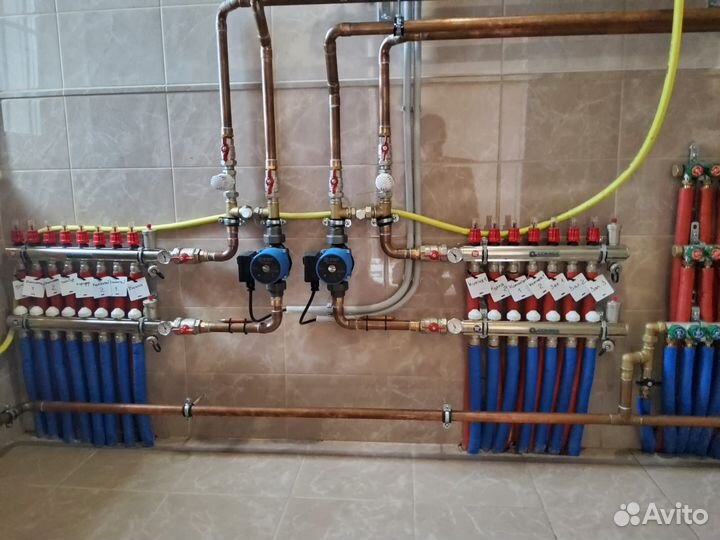 Услуги сантехника. Монтаж отопление водоснабжение