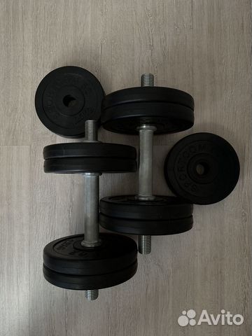 Гантели borabo разборные обрезиненные