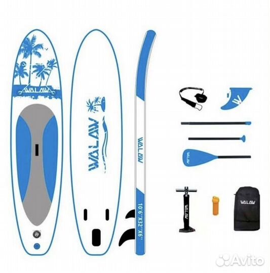 Supboard walaw blue 320х81х15cm, полный комплект