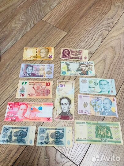 Купюры СССР и зарубежные