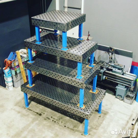 Сварочный 3D стол 1500х3000х100 толщиной 5 мм