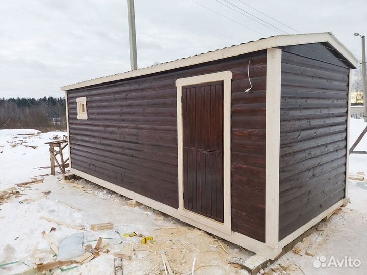 Баня с террасой