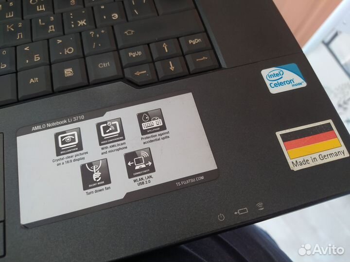 Ноутбук fujitsu amilo li 3710