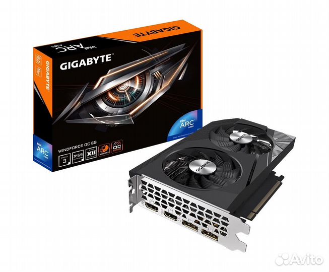 Видеокарта gigabyte Intel Arc A380 windforce OC, 6