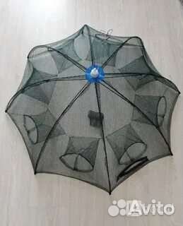 Очень уловистые и удобные раколовки зонт