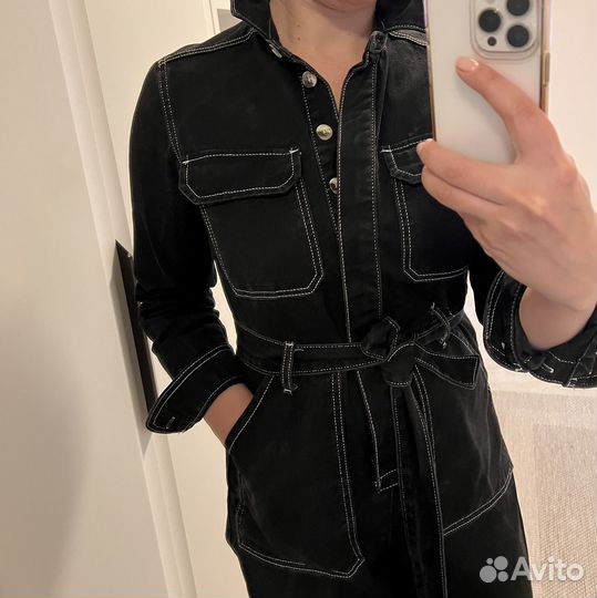 Комбинезон Topshop джинсовый