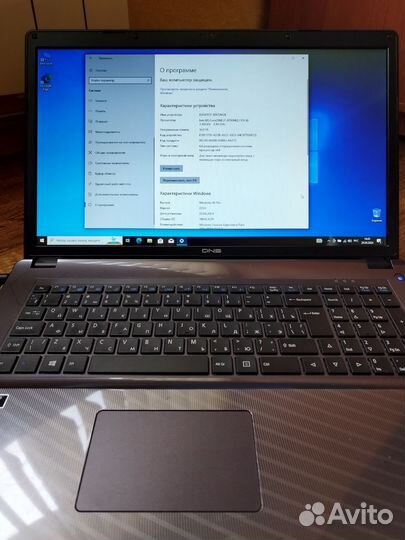 Ноутбук игровой DNS W670SHQ Intel Core i7