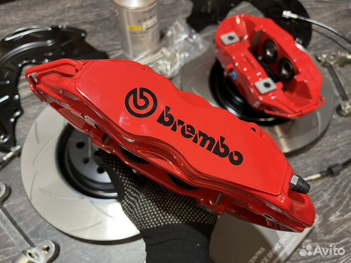 Большие тормоза Brembo 340/30 перед