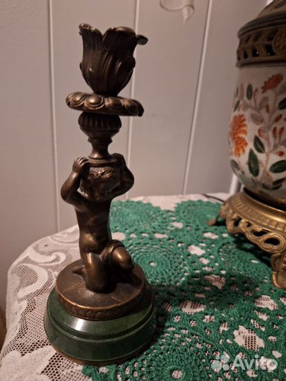 Подсвечник бронза