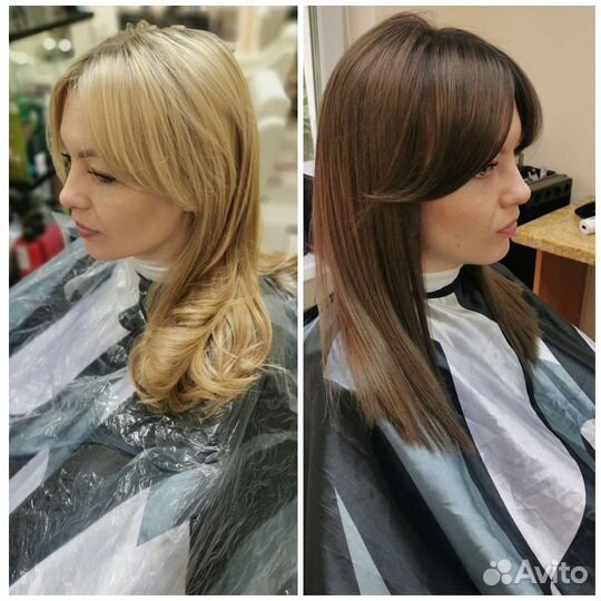 Окрашивание волос на длинные волосы качественно