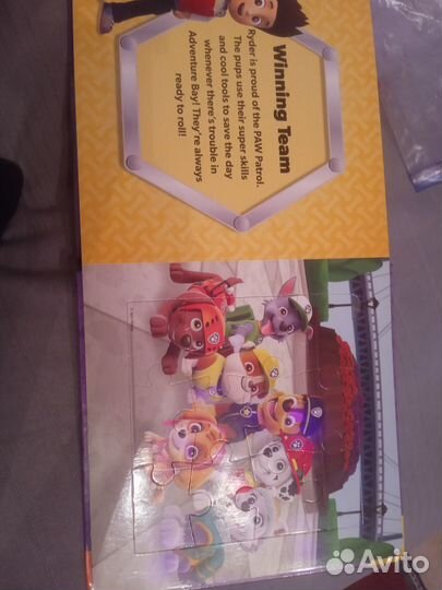 Книга пазл щенячий патруль на английском языке