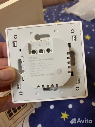 Aqara SMART wall e1 zigbee с нейтралью