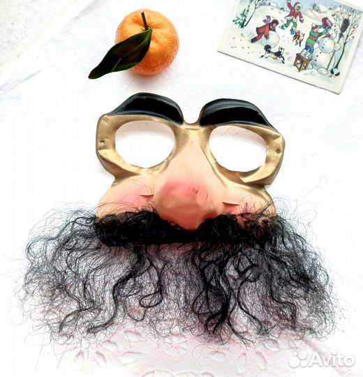 Новогодняя карнавальная маска СССР