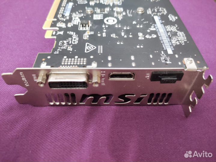 Видеокарта MSI Radeon RX 550 aero ITX 4G OC