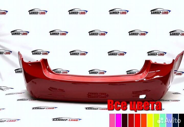 Бампер задний Chevrolet Cruze новый любой цвет