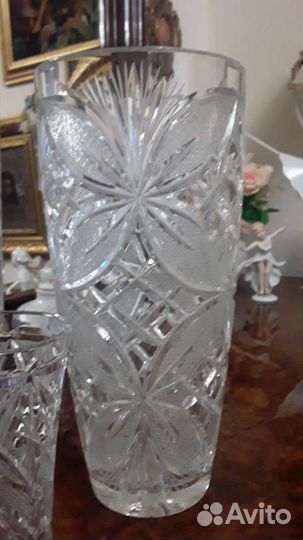Хрустальная ваза