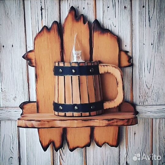 Светильники из дерева